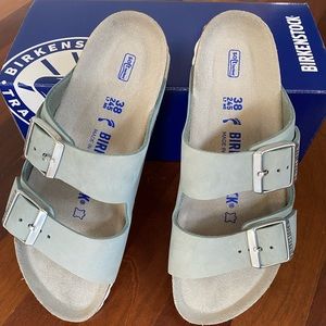 Birkenstock Arizona Light Blue new in box